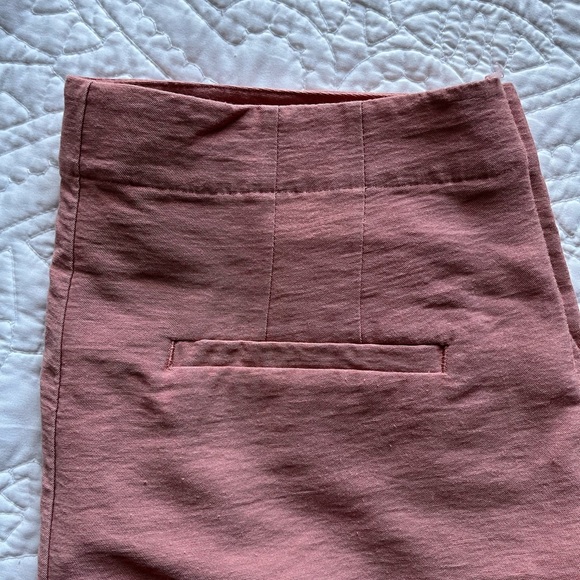 LOFT High-Waisted Pink Capri Pants - Picture 7 of 8